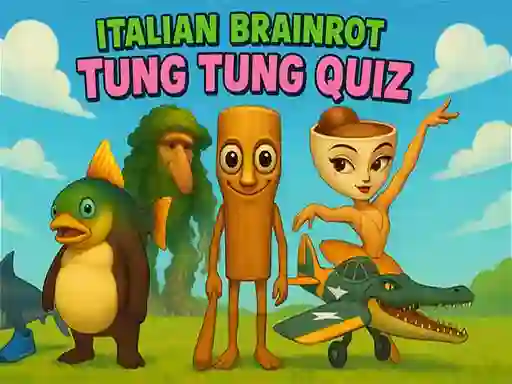 שפּיל Italian Brainrot tung Tung Quiz אָנליין