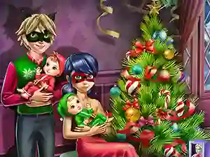 שפּיל Dotted Girl Family Christmas אָנליין