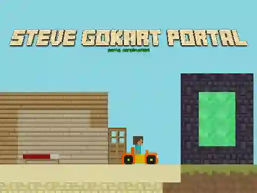 שפּיל Steve GoKart Portal אָנליין