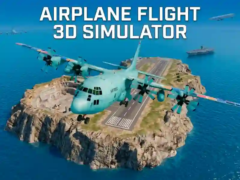 שפּיל Airplane Flight 3D Simulator אָנליין