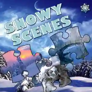 שפּיל Jigsaw Puzzle: Snowy Scenes אָנליין