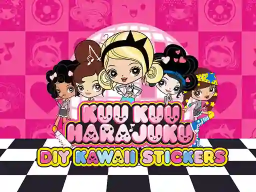 שפּיל Kuu Kuu Harajuku Stickers אָנליין