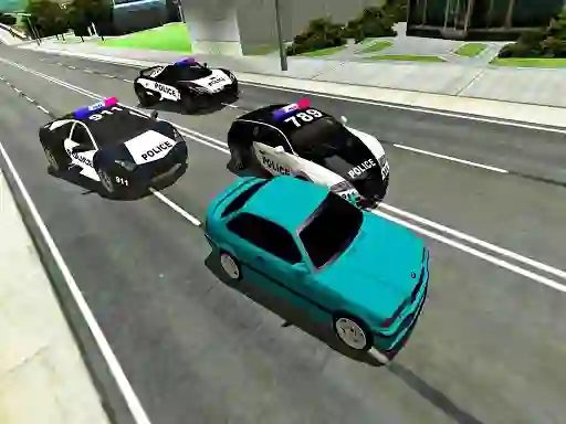 שפּיל Mad Cop Police Car Race: Police Car vs Gangster Escape אָנליין