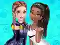 שפּיל Elsa And Tiana Workout Buddies אָנליין