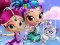 שפּיל Shimmer and Shine Dress up אָנליין