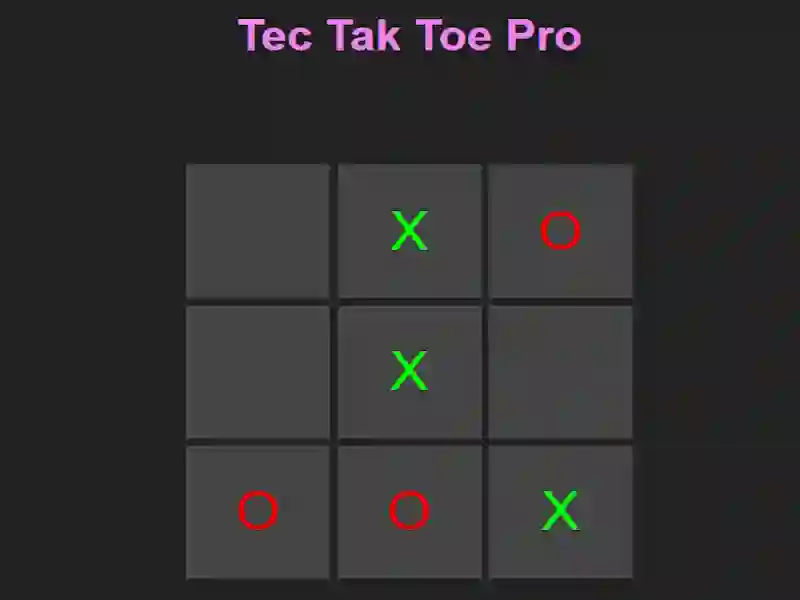 שפּיל Tec Tak Toe Pro אָנליין