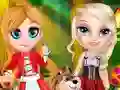 שפּיל Little Elsa In Red Hood אָנליין