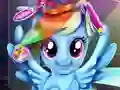 שפּיל Rainbow pony real haircuts אָנליין