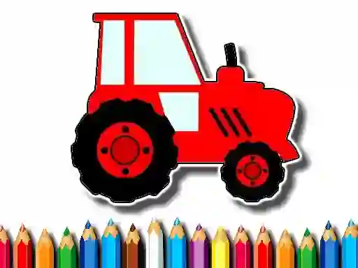 שפּיל Easy Kids Coloring Tractor אָנליין