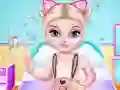 שפּיל Naughty Baby Elsa's Weekend אָנליין