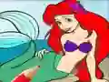 שפּיל Princess Mermaid Coloring Game אָנליין