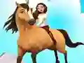 שפּיל Horse Run 3D אָנליין