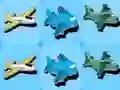 שפּיל Big Fast Airplanes Match 3 אָנליין