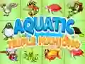 שפּיל Aquatic triple mahjong אָנליין