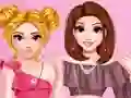 שפּיל Trendy Ruffle Crop Top Dress Up אָנליין