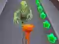 שפּיל Angry Cat Run Zombies Alley אָנליין