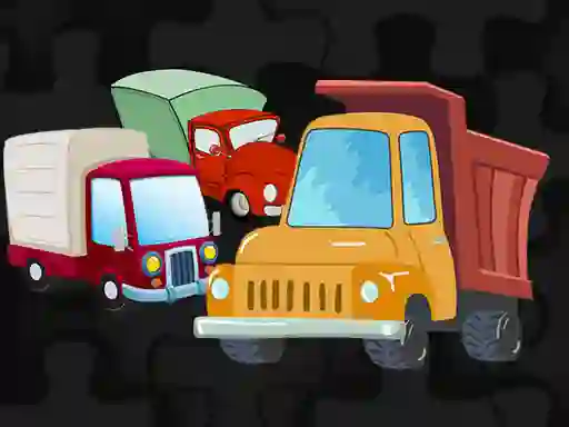 שפּיל Cartoon Truck Jigsaw אָנליין