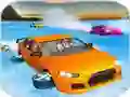 שפּיל Crazy Water Surfing Car Race אָנליין
