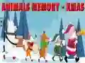שפּיל Animals Memory - Xmas אָנליין