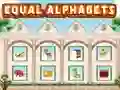 שפּיל Equal Alphabets אָנליין