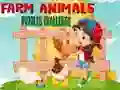 שפּיל Farm Animals Puzzles Challenge אָנליין