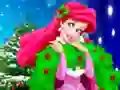 שפּיל Ariel The Little Mermaid Christmas Dres Up אָנליין