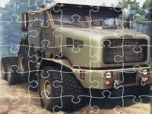 שפּיל Offroad Trucks Jigsaw אָנליין