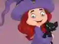 שפּיל G2E Happy Witch Girl And Cat Room Escape אָנליין