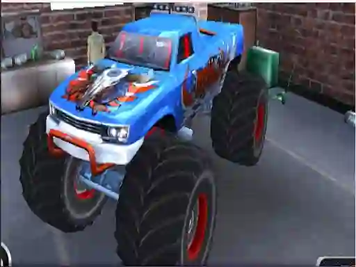 שפּיל Monster Truck Stunt Adventure אָנליין