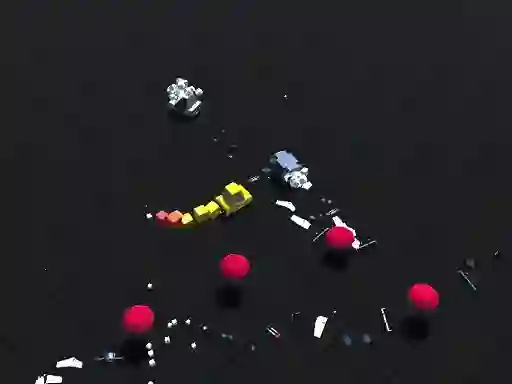 שפּיל Pixel Car vs Cops 2020 אָנליין
