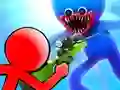 שפּיל Stickman vs Huggy Wuggy אָנליין