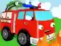 שפּיל Coloring Book: Fire Truck אָנליין