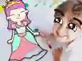 שפּיל Coloring Book: Prince And Princess אָנליין