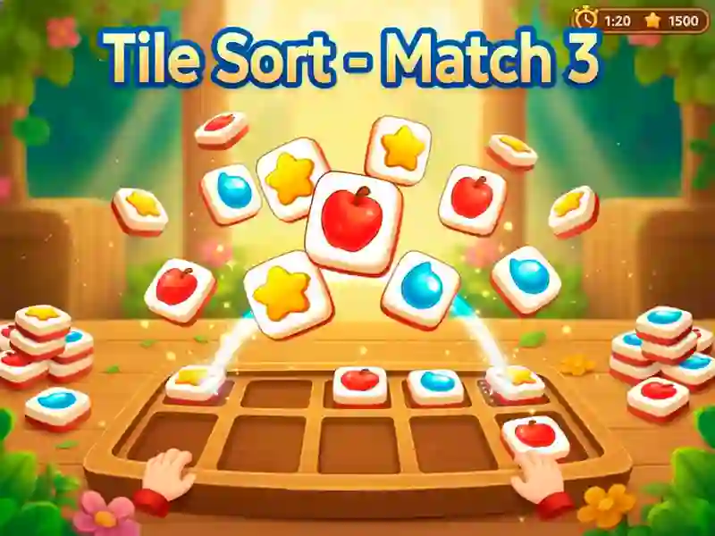 שפּיל Tile Sort - Match 3 אָנליין