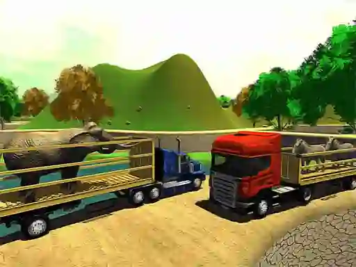 שפּיל Offroad Animal Truck Transport Simulator 2020 אָנליין