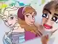 שפּיל Coloring Book: Frozen אָנליין
