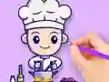 שפּיל Coloring Book: Chef אָנליין
