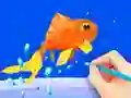 שפּיל Coloring Book: Fish אָנליין