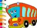 שפּיל Coloring Book: Bus אָנליין