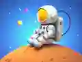 שפּיל Coloring Book: Spaceman Sitting אָנליין