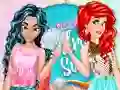 שפּיל Jasmine and Ariel Wardrobe Swap אָנליין