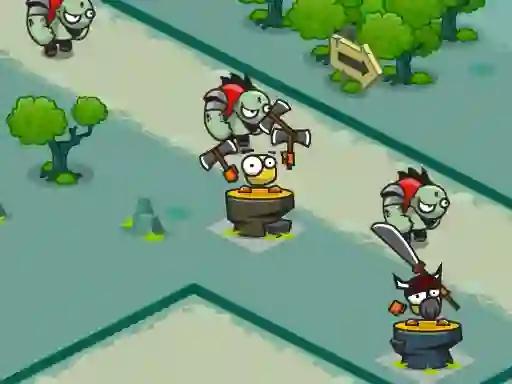 שפּיל King Bird Tower Defense אָנליין