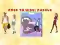 שפּיל Pose To Hide Puzzle אָנליין