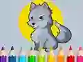 שפּיל Coloring Book: Wolf אָנליין