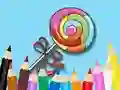 שפּיל Coloring Book: Lollipop אָנליין