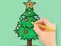 שפּיל Coloring Book: Christmas Tree אָנליין