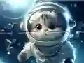 שפּיל Jigsaw Puzzle: Astronaut-Cat אָנליין