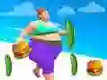 שפּיל Muscle Girl Calorie Run אָנליין