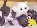 שפּיל Jigsaw Puzzle: Playing Cats אָנליין