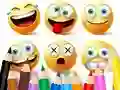שפּיל Coloring Book: Funny Emoji אָנליין